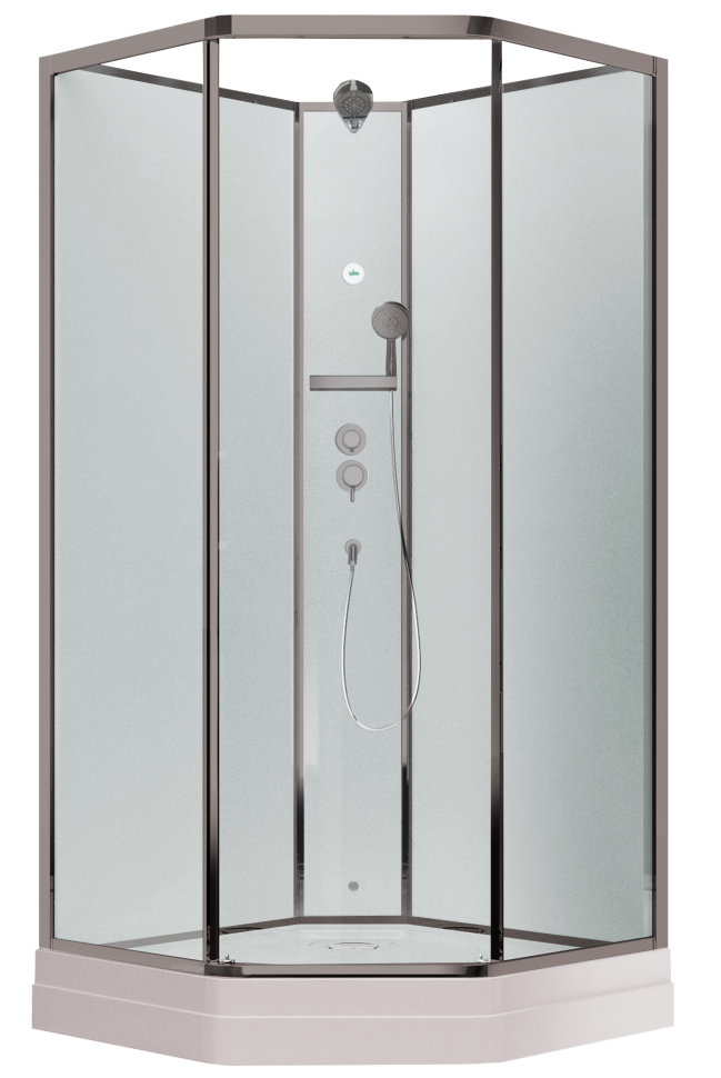 Timo Premium ILMA 701 душевая кабина с крышей, хамам и стульчиком 100*100*225