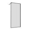 Душевая перегородка Walk-In VSW-1HP700FLB, 700*2000, черный матовый, стекло рифленое