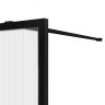 Душевая перегородка Walk-In VSW-1HP700FLB, 700*2000, черный матовый, стекло рифленое