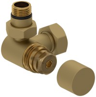 Вентиль 3D левый под шестигранник (G 1/2&quot; НР х G 3/4&quot; НГ)