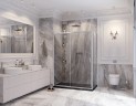 Душевое ограждение Ambassador Forsa 17021121AX-90AX (150х90х200) прямоугольник,хром,стекло прозрачное,раздвижная,2 места