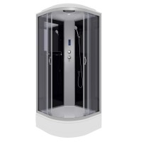 Душевая кабина Niagara Classic NG-3502-14P (100х100х215) средний поддон(26см),стекло тонированное,4 места