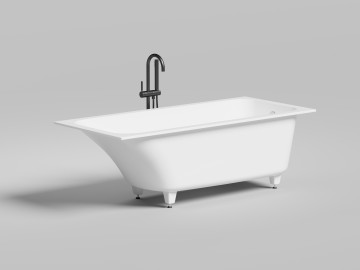 Ванна встраиваемая ORLANDA 170x75 S-Sense Матовое