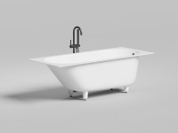 Ванна встраиваемая ORNELLA 170x70 покраска по RAL полностью S-Stone Матовое