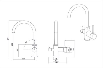 Смеситель EMAR EC-3007 3007.6 Барит