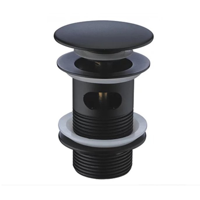 Донный клапан для раковин Ceramalux BB005MB Черный матовый
