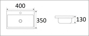 Умывальник CeramaLux 9595-40