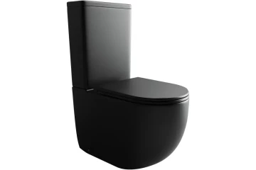 Напольная пристенная чаша унитаза METROPOL Rimless CN4001-BMB Ceramicanova