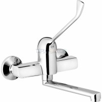 Смеситель для раковины, настенная, с рычагом Clinic
