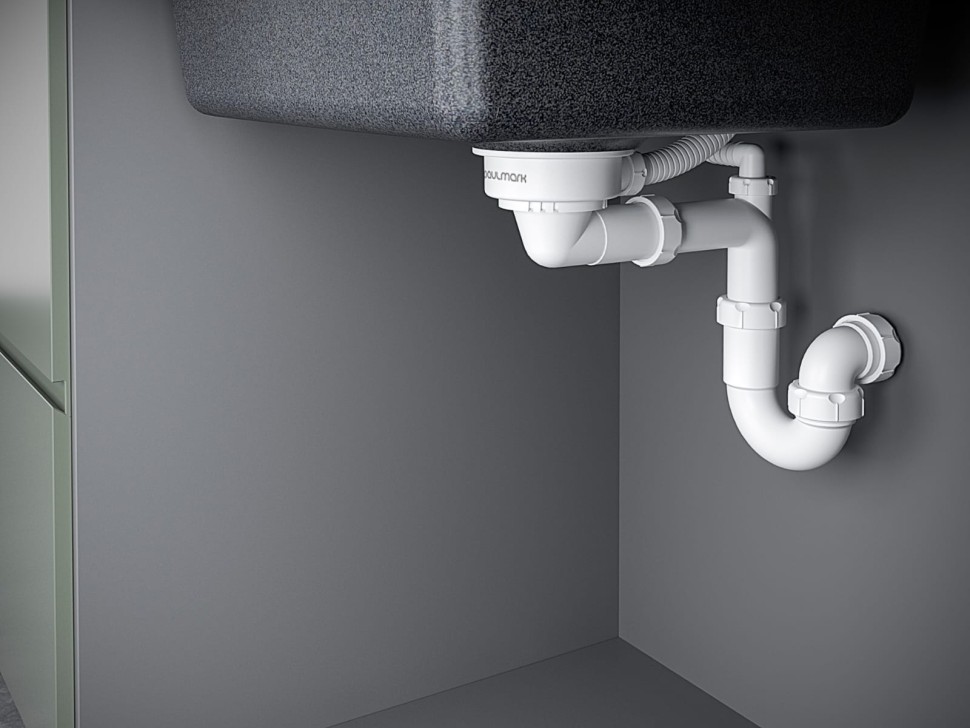 Мойка LUMI-PRO 74 UNI, IT-GRANIT, LU-PRO 74-WH, белый, 740х450, Paulmark