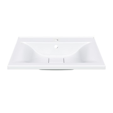 Раковина Vincea VCB-3M600W из искусственного камня, цвет белый