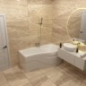 Комплект Акриловая ванна TIMO VINO1590R 150*90*66+Каркас + Слив-перелив+Гидромассаж 6 форсунок+Гидромассаж спины 3 форсунки