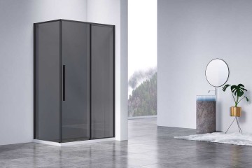 Душевой уголок Слим-Н (Slim-N) VSR-4SN9012CGB, 1200*900, черный, стекло тонированное