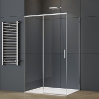 Душевой уголок Soft 2 VSR-3SO29011CL, 1100*900, хром, стекло прозрачное