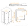 Душевой уголок RGW CL-44S 900x1000 (38094490-111)