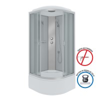 Душевая кабина Niagara Classic NG-2308-14 (90х90х215) высокий поддон(40см),стекло матовое,4 места