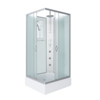Душевая кабина Niagara Classic NG-33084-14QBKTG (100х80х210) средний поддон(26см),стекло матовое,4 места