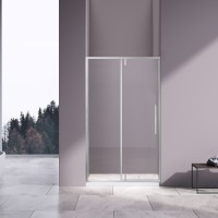 Душевая дверь Slim-N VDP-4SN120CL, хром, стекло прозрачное