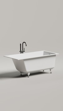 Ванна встраиваемая CASCATA 170x70 S-Stone Матовое
