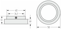 Отражатель TUBE (d 1")