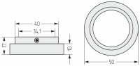 Отражатель TUBE (d 1&quot;)