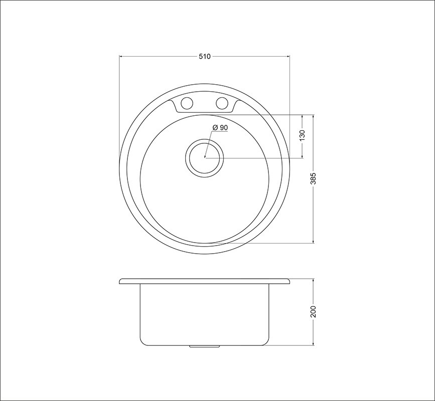 Мойка Oulin OL-R510