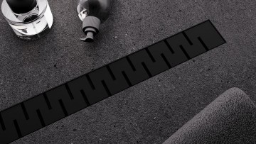 Душевой лоток Veconi Stesso Line Black 700