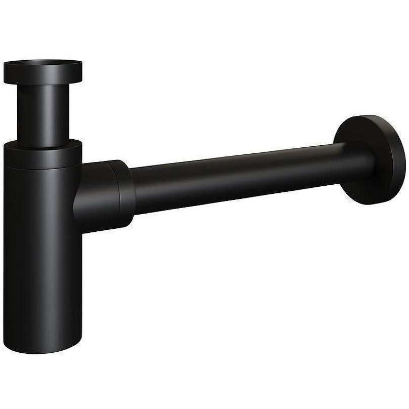 Сифон для раковины Ceramalux С-058MB Черный матовый