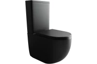 Бачок для унитаза METROPOL Rimless, двойной смыв 3/6 арматура Ceramicanova CN4001-TMB