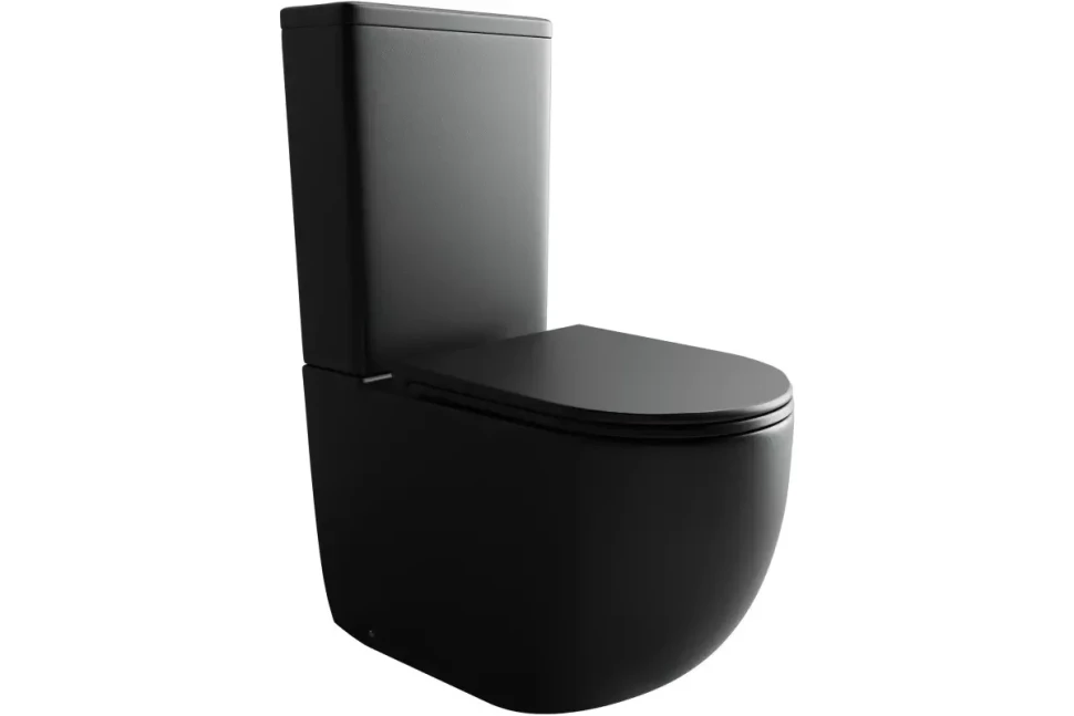 Бачок для унитаза METROPOL Rimless, двойной смыв 3/6 арматура Ceramicanova CN4001-TMB