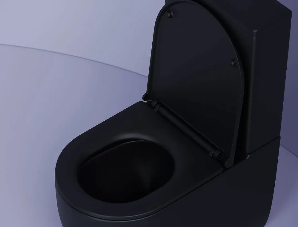 Бачок для унитаза METROPOL Rimless, двойной смыв 3/6 арматура Ceramicanova CN4001-TMB