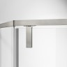 Душевой уголок Слим-Н (Slim-N) VSP-4SN100CLBN, 1000*1000, брашированный никель, стекло прозрачное