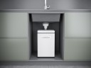 Мойка LUMI 45UNI, IT-GRANIT, LU45-LA, латте, 455х460, Paulmark