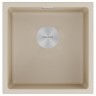 Мойка LUMI 45UNI, IT-GRANIT, LU45-LA, латте, 455х460, Paulmark