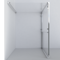 Душевой уголок Garda VSR-1G8014CL, 1400*800, хром, стекло прозрачное
