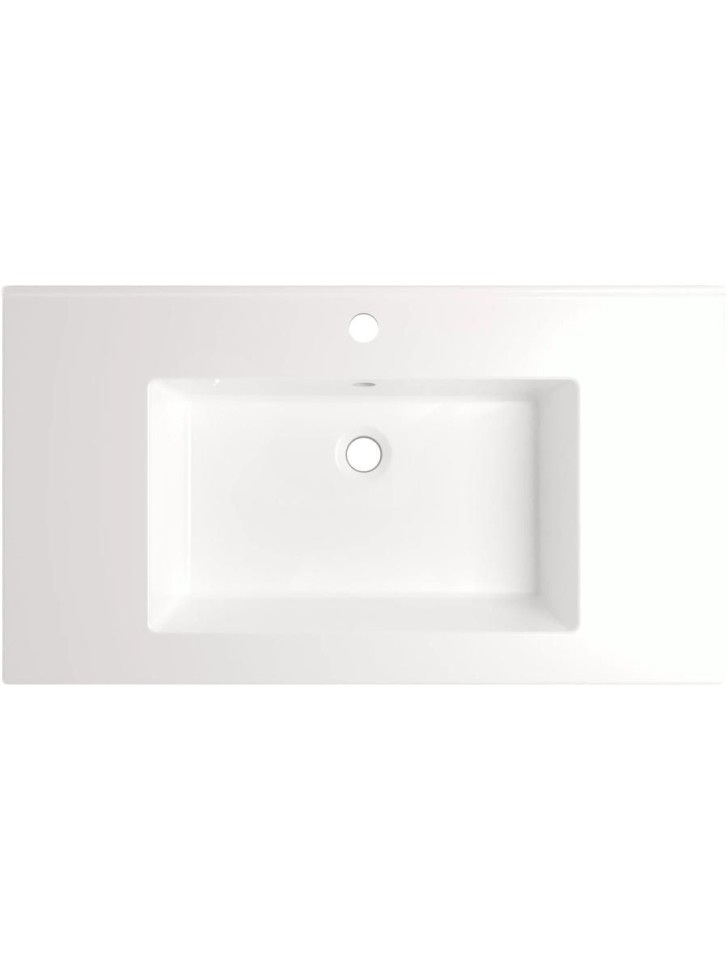 Раковина для ванной 86 см, Uperwood Parma Premium, белая глянцевая                     