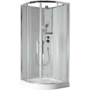 Timo Premium ILMA 901 душевая кабина с крышей , хамам и стульчиком 100*100*222