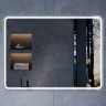 Зеркало LED VLM-3VC9008 900х800 c сенсорным выключателем и диммером
