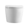 Унитаз подвесной Cute VT1-24 безободковый, цвет белый, ультратонкое soft-close сиденье