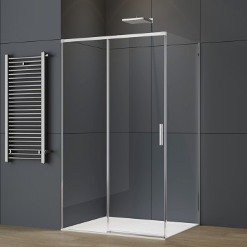 Душевой уголок Софт 2 (Soft 2) VSR-3SO29012CL, 1200*900, хром, стекло прозрачное
