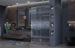 Душевое ограждение Ambassador Diamond 12011108R (120х90х200) прямоугольник,хром,стекло прозрачное,распашная-складная,1 место