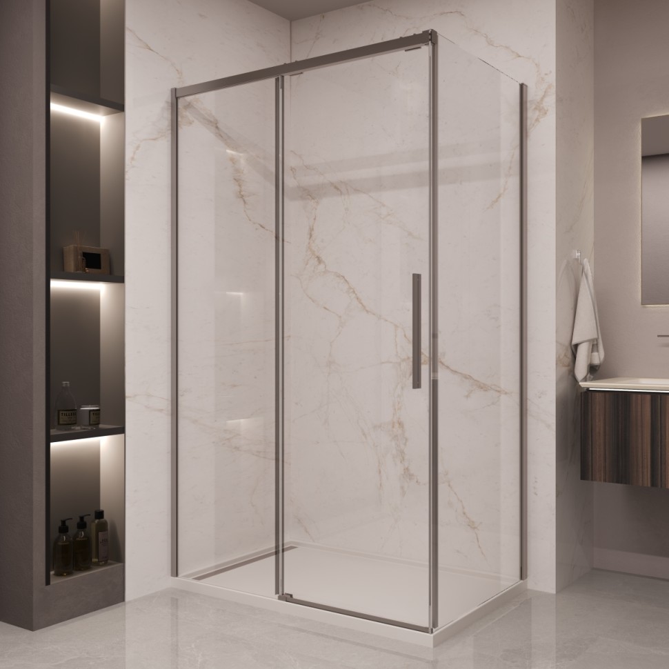 Душевой уголок Vincea Stella VSR-1ST8013CLGM 1300