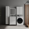 Тумба напольная STYLELINE "Бергамо мини 60" (2 ящ.) Люкс Плюс антискрейтч белый глянец под раковину Каре Люкс МИНИ 600х350