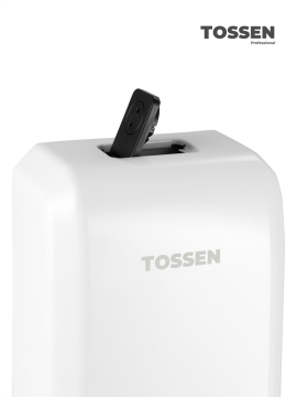 TOSSEN MN-1200 MW - механический диспенсер жидкого мыла (коллекция «Белая сталь»)