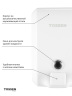 TOSSEN MN-1200 MW - механический диспенсер жидкого мыла (коллекция «Белая сталь»)