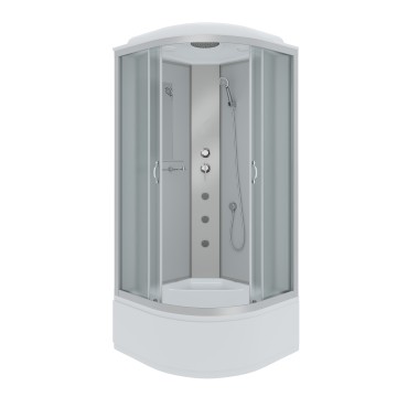 Душевая кабина Niagara Classic NG-2308-14G (90х90х215) высокий поддон(40см),стекло матовое,4 места