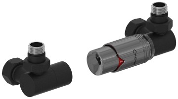 Автоматический терморегулятор 3D правый (G 1/2" НР х G 3/4" НГ)