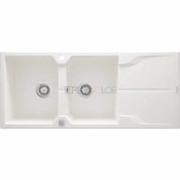 Гранитная мойка, 2-чаши с осушкой