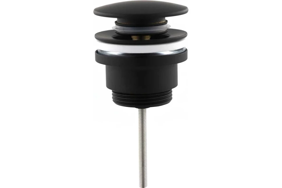 Донный клапан универсальный Clik-clak VEGA V1072U-MB черный матовый для раковины