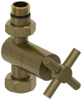 Вентиль прямой крест (G 1/2&quot; НР х G 3/4&quot; НГ)